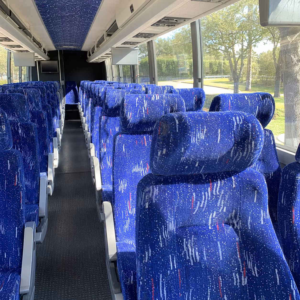 stockton charter bus services inside