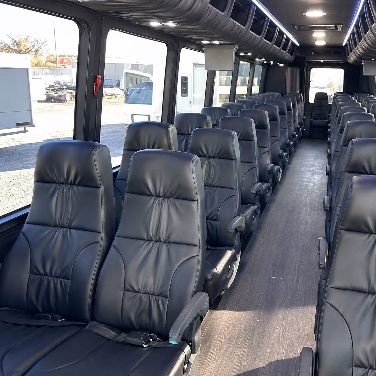 stockton parking shuttle and park and ride bus rentals