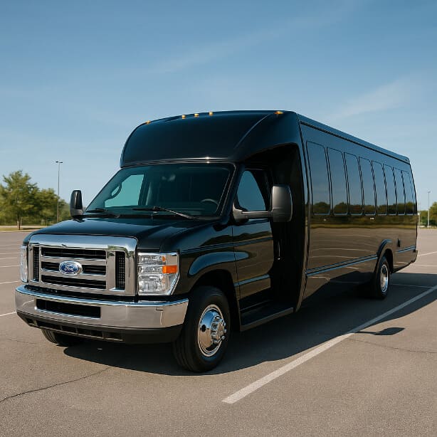 Stockton Shuttle Bus Rentals 18 Passenger Shuttle Bus
